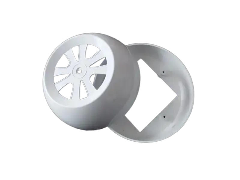 Plastic injection moulded casing